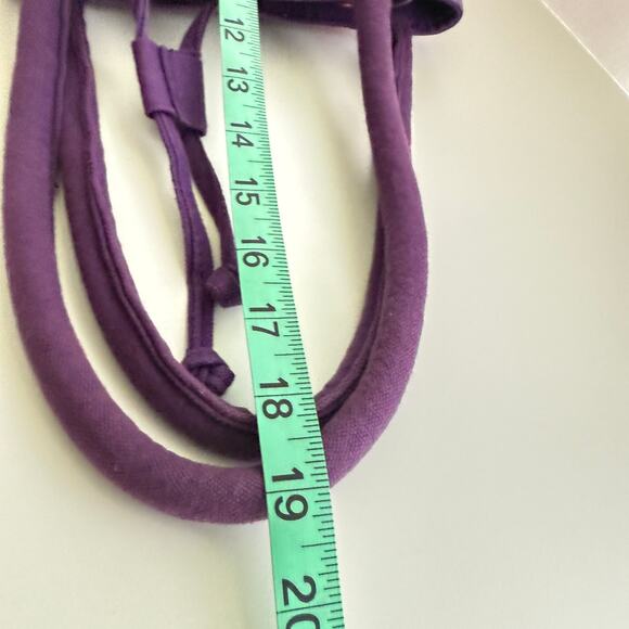 Sally Huss Sunny Thoughts Dancing Girl Canvas Purse Tote Shoulder Bag Medium - Picture 10 of 11